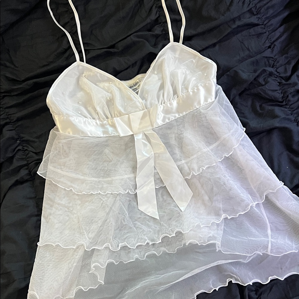 fredrick's of hollywood vintage babydoll top